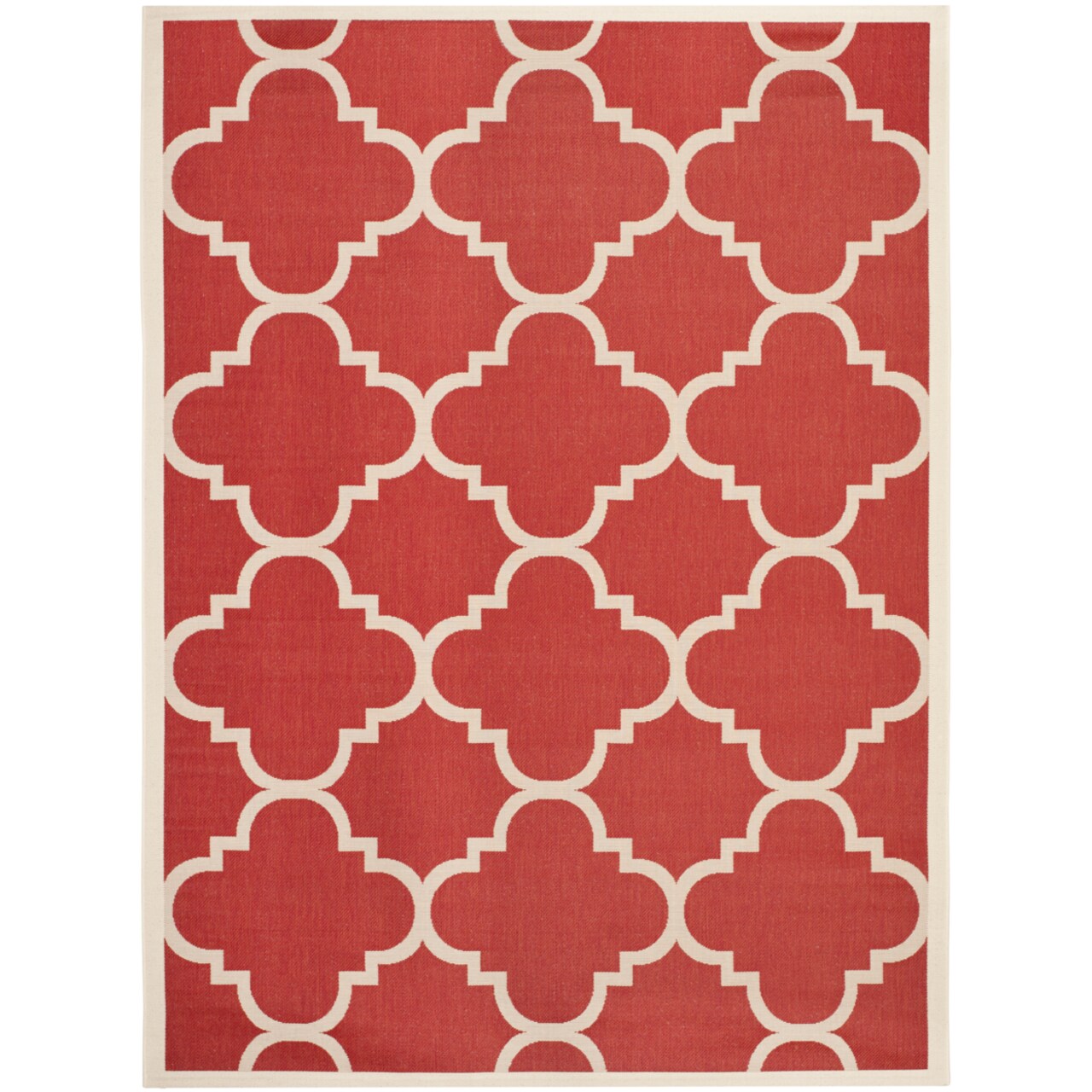 Safavieh Outdoor CY6243-248 Courtyard Collection Red Rug